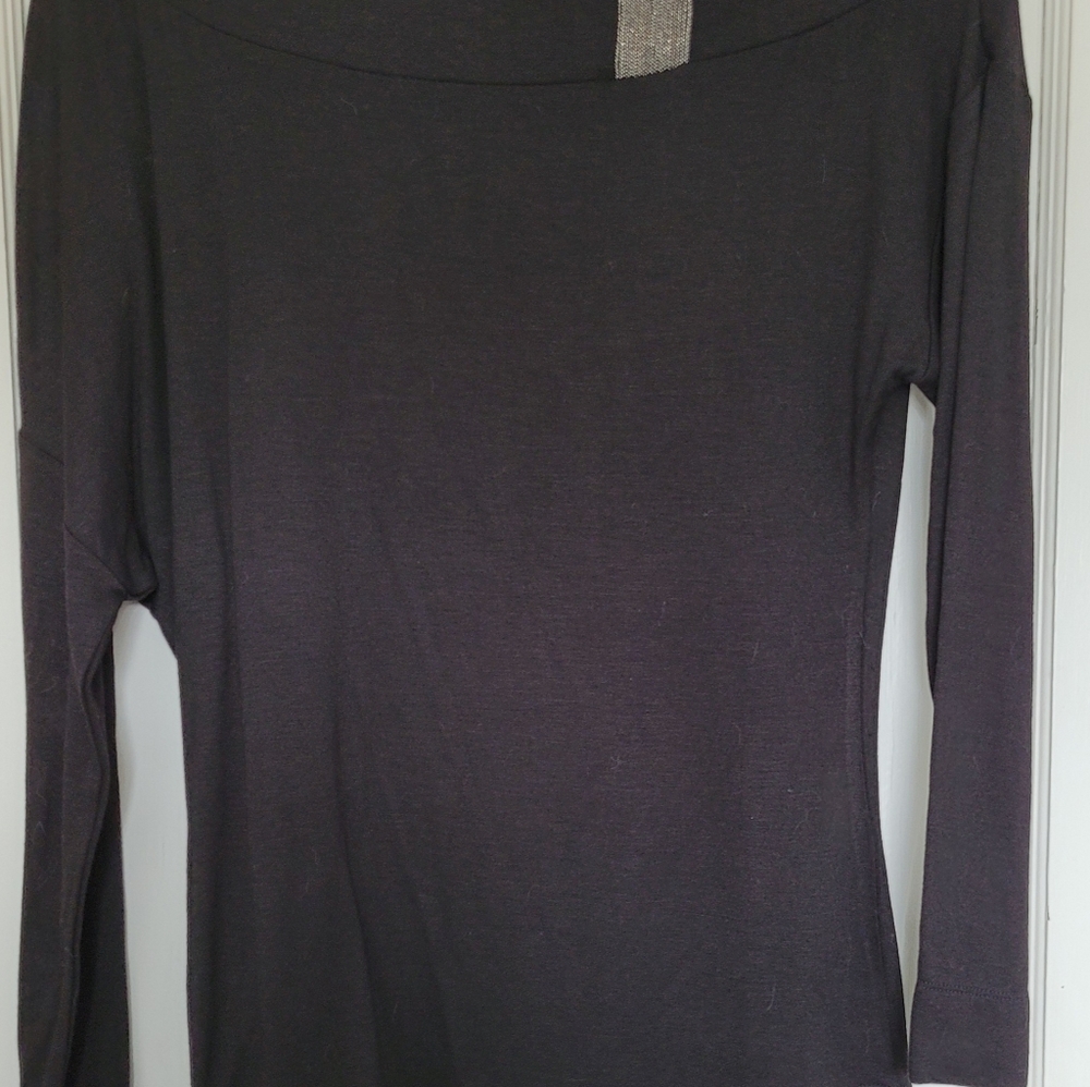 NWT white market black house off the shoulder with sparkly strap